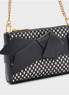 Ted Baker JEESIE Soft PU Bow Canvas Clutch Bag  - Image 4