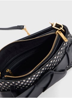 Ted Baker JEESIE Soft PU Bow Canvas Clutch Bag  - Image 5
