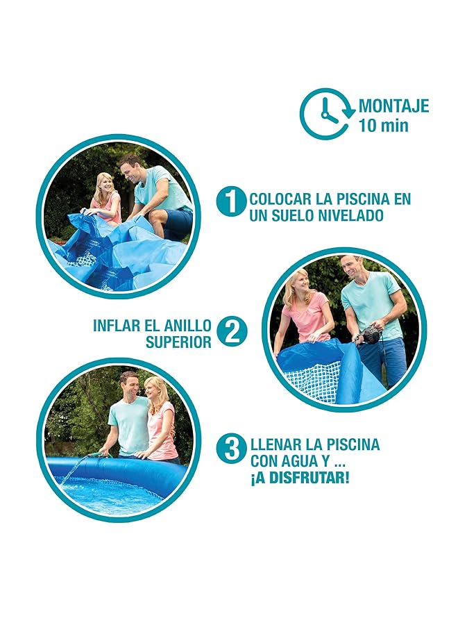 INTEX Easy Set Swimming Pool With Filter Pump 305 Cm X 76 Cm Size - Image 5