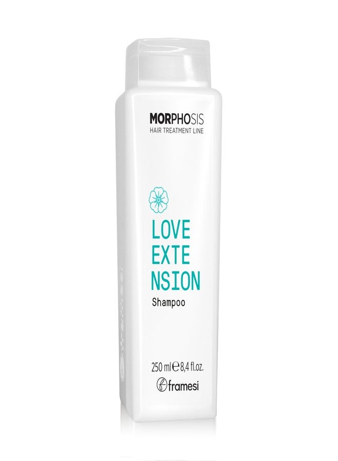 FRAMESI Morphosis Love Extension Shampoo 8.4 fl oz, Shampoo for Hair Extensions and Wigs, Natural Ingredients, Gently Cleanses and Hydrates, Color Safe - Image 1