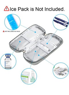 Leng Ke Portable Insulin Cooler Travel Case Diabetic Cooler Bag Insulin Cooling Bag for Insulin Pen and Insulin Medicine  - Image 2