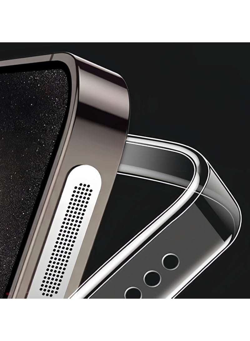 Gold 2-piece headphone speaker net suitable for iPhone 12 series/iPhone 13 series/iPhone 14 series/iPhone 15 series/iPhone 16 series dust cover protective cover  - Image 3