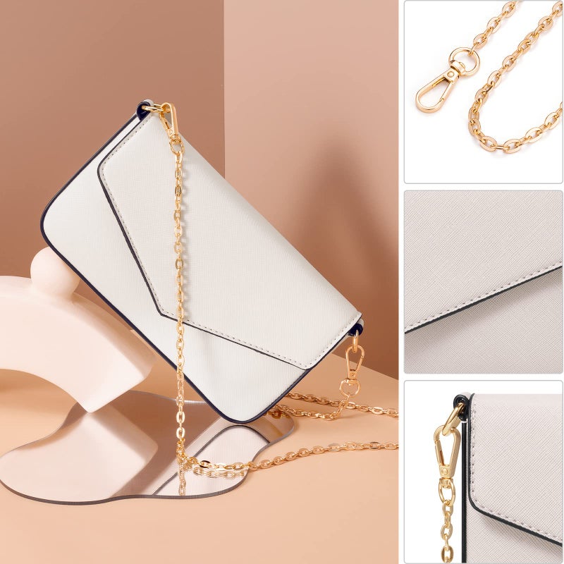 Bagsure 4PCS Women Fashion Handbags Purses Wallet Shoulder Bags Casual Tote Bag Crossbody Bags, Handbag Set Gift for Ladies Girls (Black/White-b) - Image 3