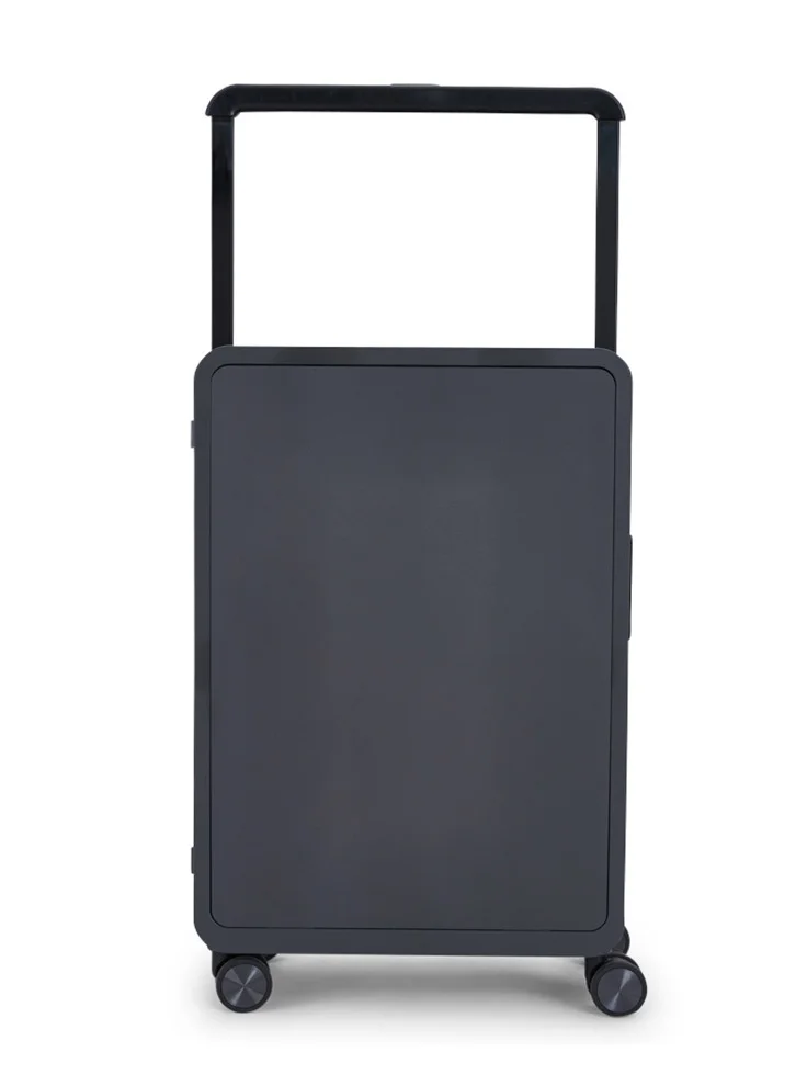 LIMRA Travel Bag It contains two compartments From Limra Made Of PC Cabin Carry Check-In Luggage Trolley Size 20 inch Color Grey