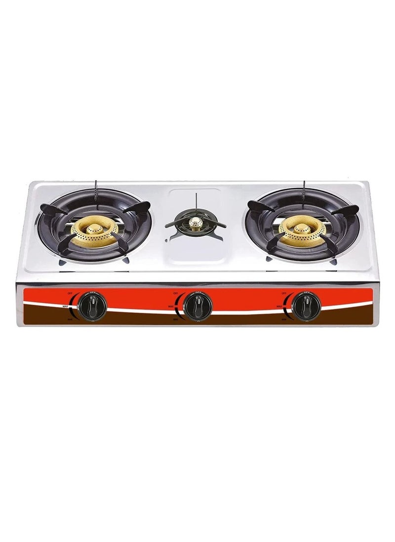 Stainless Steel Auto Burner 3 Burner Gas Stove - pzsku/ZB94B3F2338B5502C9CA5Z/45/_/1658037996/9da7313e-140b-4602-9fb6-de9b1646019a