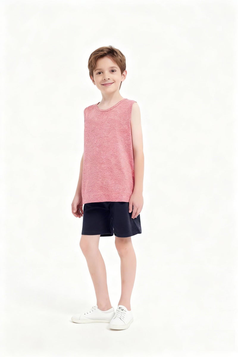 Phedrew 5-Pack Boys Cotton Shorts Toddler French Terry Cotton Pull On Shorts with Drawstringï¼ˆ2-12 Yearsï¼‰ - Image 2