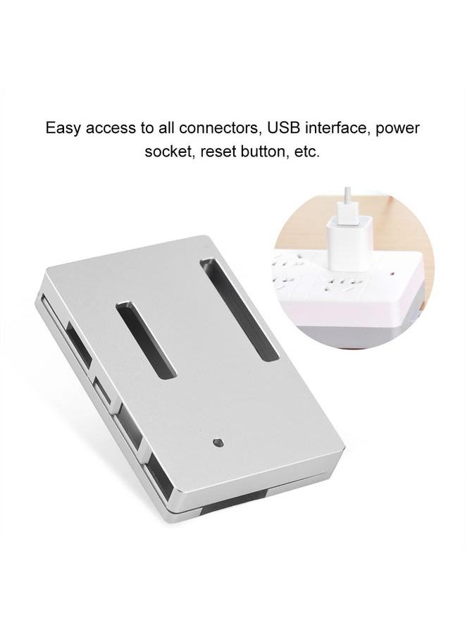 Thoraya Aluminum Enclosure Box Protective Case for Mediatek X20 Development Board for 96 Board Silver  - Image 4