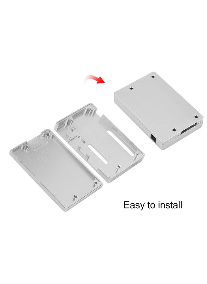 Thoraya Aluminum Enclosure Box Protective Case for Mediatek X20 Development Board for 96 Board Silver  - Image 2
