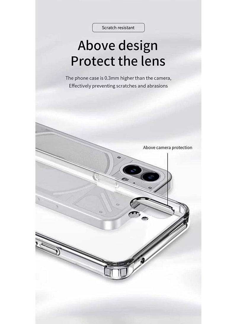 ELTRAZONE Case for Nothing phone (1), Ultra Silm Soft Cover , Anti-Scratch cover for Nothing phone (1) - Transparent - Image 2