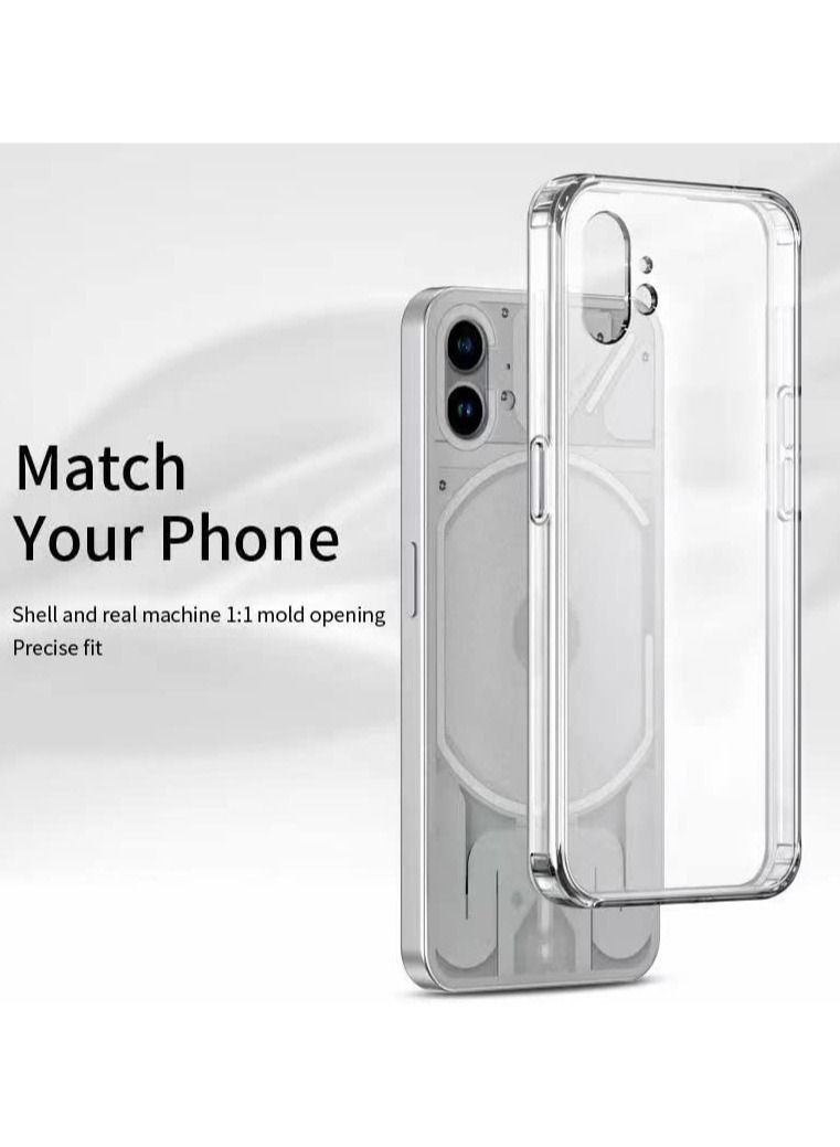 ELTRAZONE Case for Nothing phone (1), Ultra Silm Soft Cover , Anti-Scratch cover for Nothing phone (1) - Transparent - Image 5