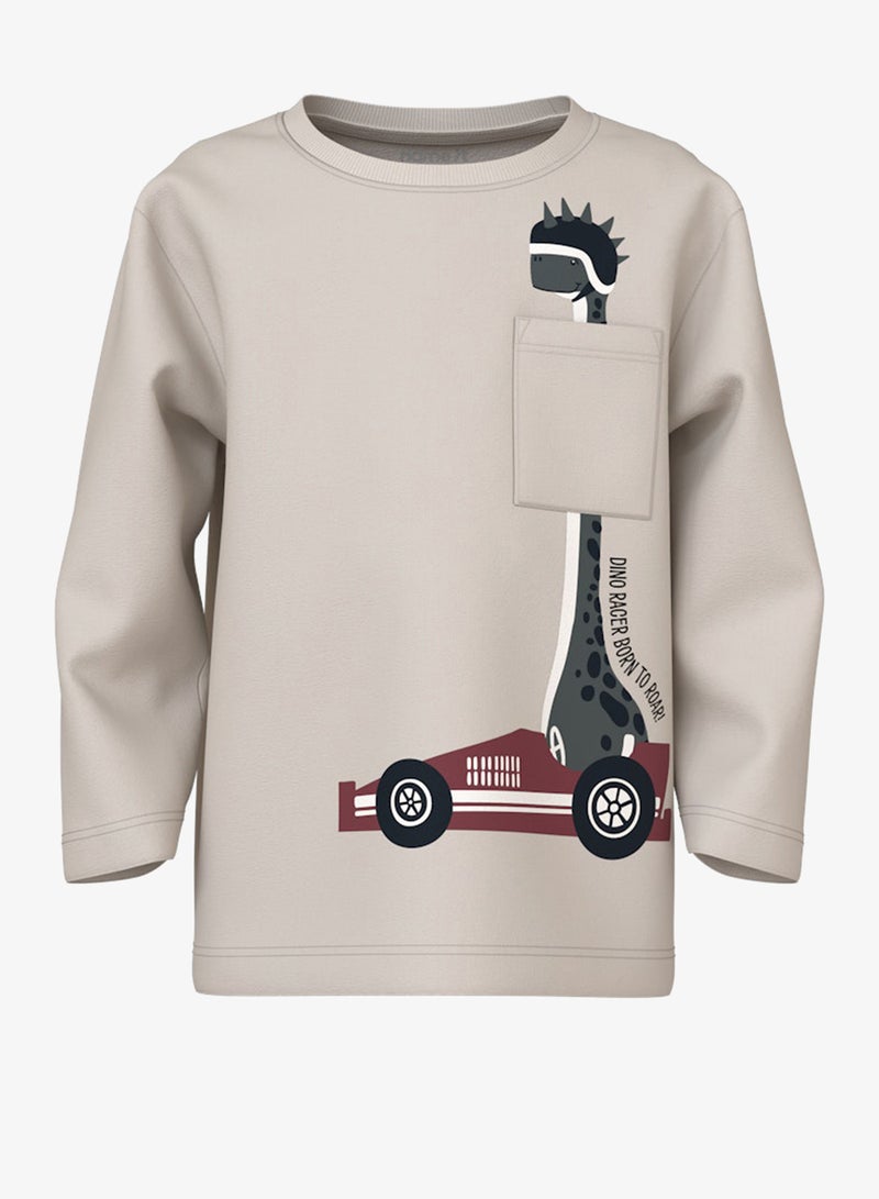 NAME IT Kids 2 Pack Of Printed Crew Neck T-Shirt - Image 3