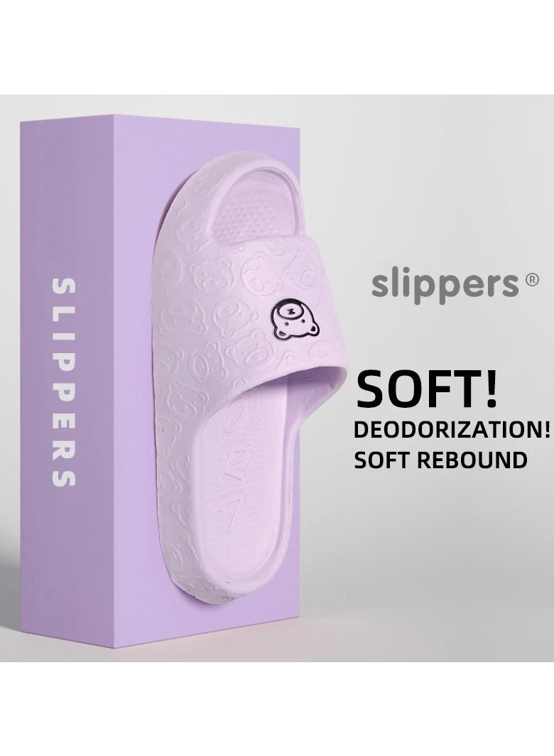 سوفت شباشب غير قابلة للانزلاق لباس خارجي نسائي جديد للحمام والحمام والصنادل المنزلية الداخلية للإناث للصيف إيفا - Image 1