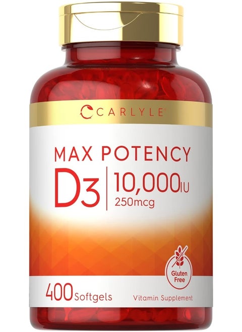 Carlyle Vitamin D 10000 IU 400 Softgels