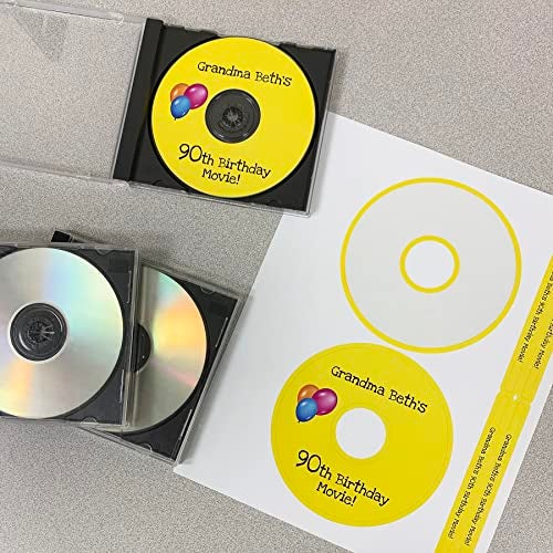 Blank Labels CD/DVD Labels from Blank Label, 2 Label per Sheet / 2,000 Labels, CD Label Size, Memorex Large Core Compatible/Matte White Permanent Adhesive, Inkjet & Laser Printer Safe Easy to Peel - USA Made - Image 5