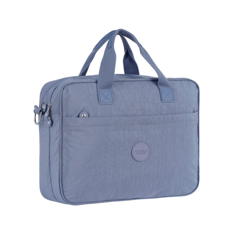 مجموعة كابريس حقيبة لابتوب للجنسين من كابريس كوليكشن – لافندر، نايلون مقاوم للماء، قسم مبطن، تناسب لابتوبات حتى 15.6 بوصة، سعة 12.4 لتر - Image 1