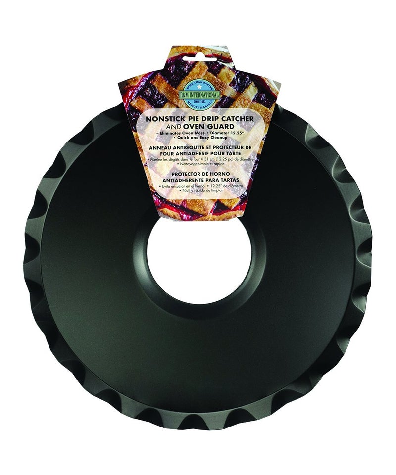 RM International NonStick 1225 Pie Drip Catcher and Oven Guard