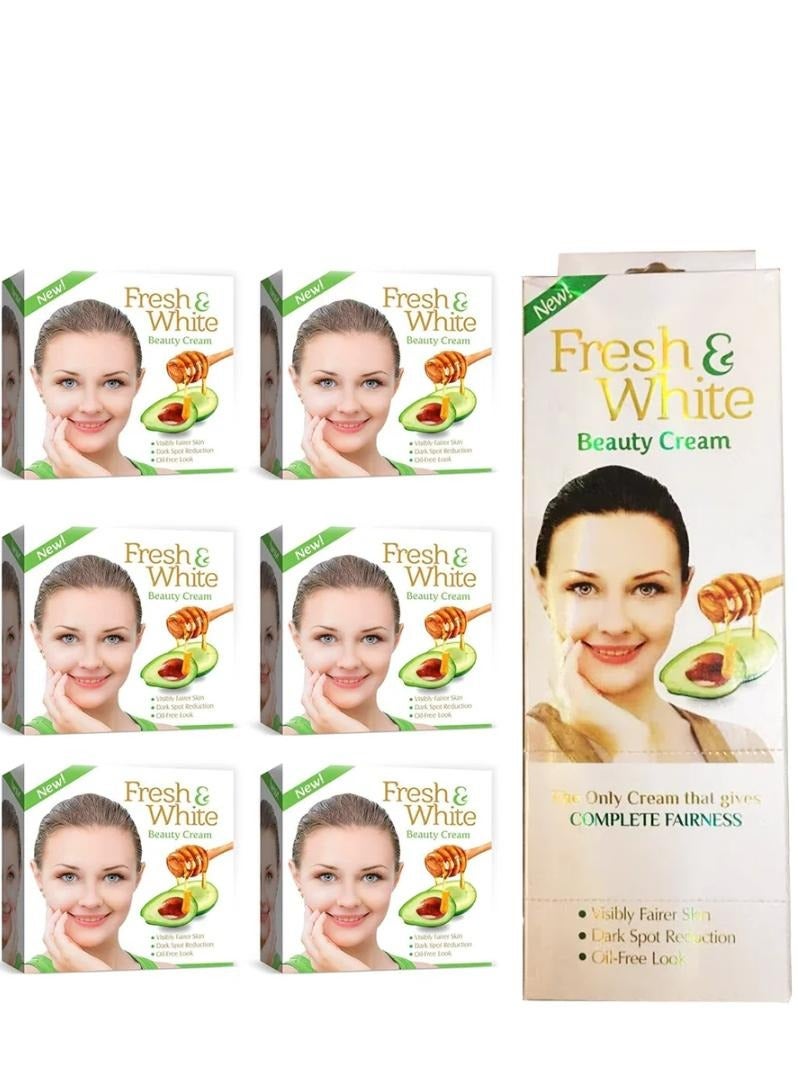 fresh & white Face Beauty Cream 6 pcs 6*25gm