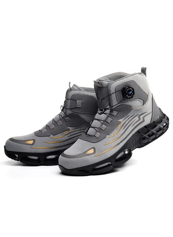  فيكتوال أحذية عمل عالية الجودة، أحذية بأصابع فولاذية للرجال، أحذية أمان خفيفة الوزن، مريحة ومقاومة للثقب، أحذية عمل غير قابلة للتدمير - Image 1