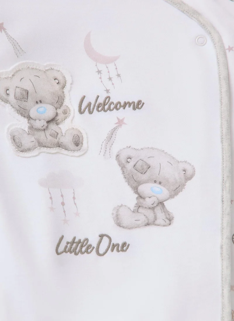 ماتلان بدلتين نوم للأطفال تيني تاتي تيدي بسحاب أبيض