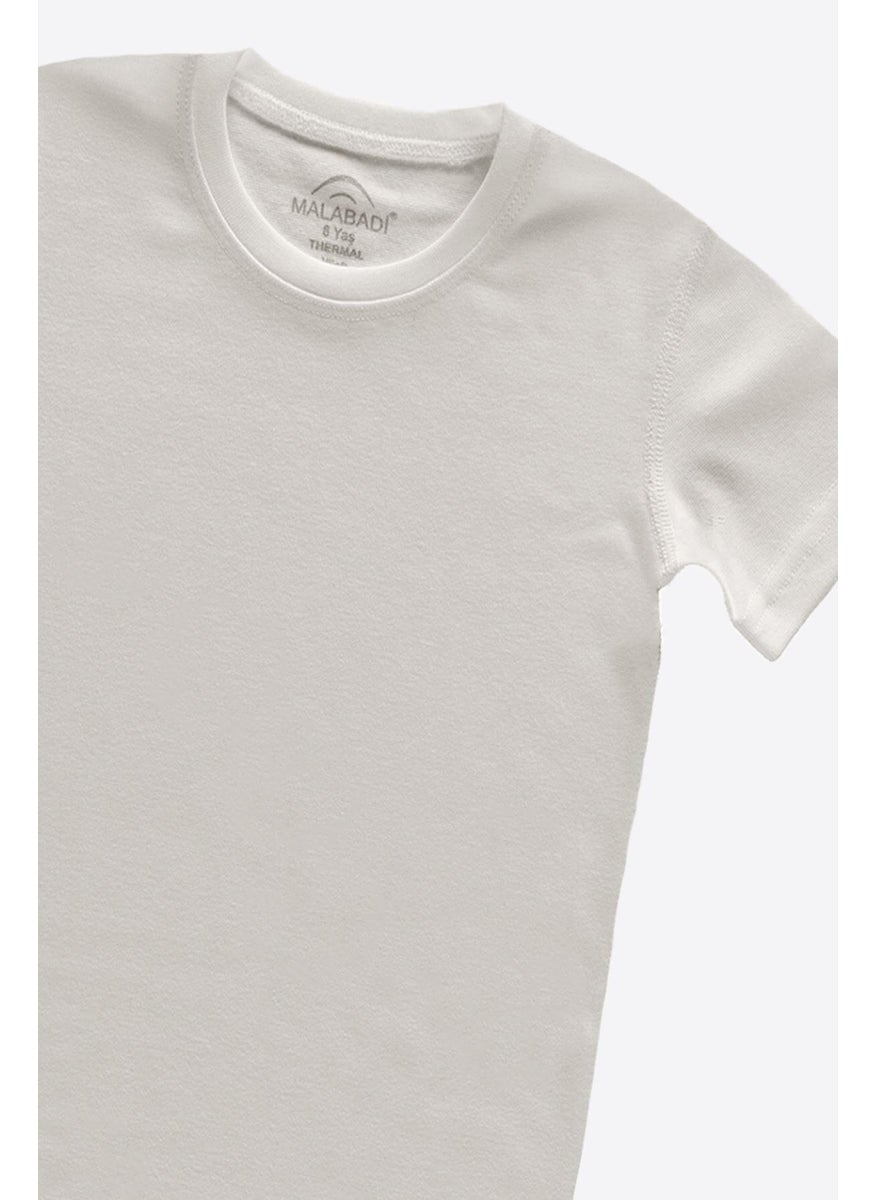 Malabadi 402 Çocuk Unisex Kısa Kollu Viloft Termal Üst İçlik  - Image 3