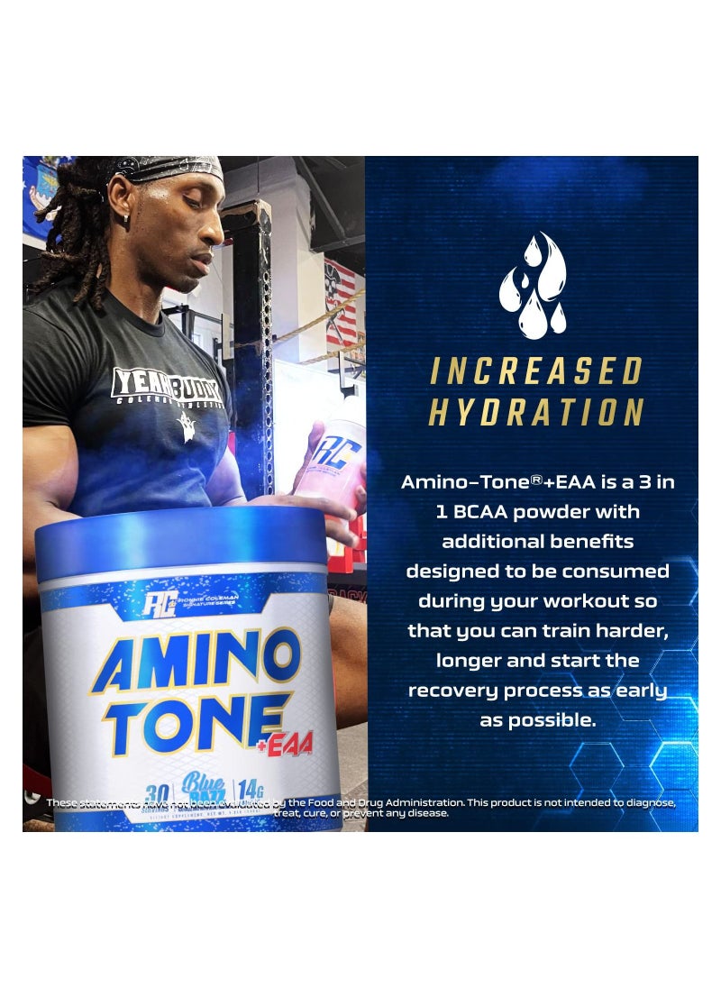 RONNIE COLEMAN Ronnie Coleman Amino-Tone EAAs Amino Acids Powder with BCAAs, Hydration Essential Amino Acids Post Workout Muscle Recovery,  Lemonade, 30 Servings  - Image 4