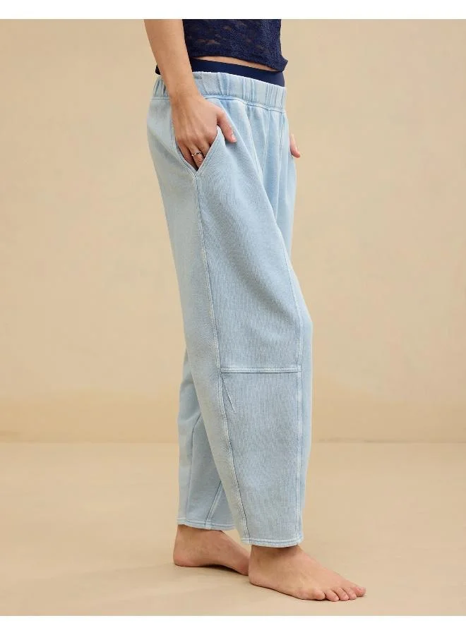 آري من امريكان ايجل بنطلون رياضي Aerie Seams Right Barrel Leg