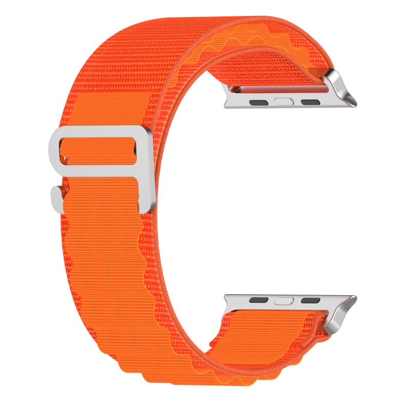 erorex Double Color Nylon Watch Band For Apple Watch Ultra 49Mm(Orange) - Image 2