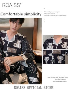 Long Autumn Couple Pajamas Silk Pajamas for Couples Sleepwear Family Pijama Lover Night Suit Men Women Casual Home Clothing - pzsku/ZB94C5EC56B0BF4148D58Z/45/_/1721370702/c77e462e-41e9-45d5-b02e-442ee5f9aeb3