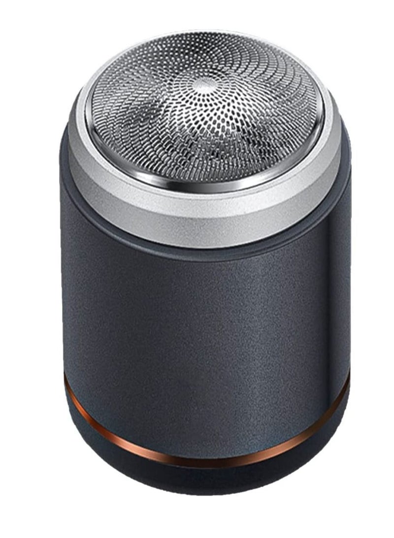 Excefore ماكينة حلاقة كهربائية للرجال بحجم الجيب ماكينة حلاقة صغيرة محمولة للاستخدام الجاف والرطب للرجال ماكينة حلاقة قابلة لإعادة الشحن عبر USB سهلة الاستخدام بضغطة زر واحدة مناسبة للمنزل والسيارة والسفر - Image 1