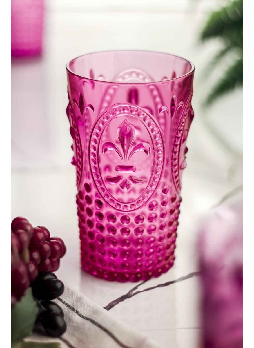 Depa - Acrylic Pink Tall Glass - Image 1