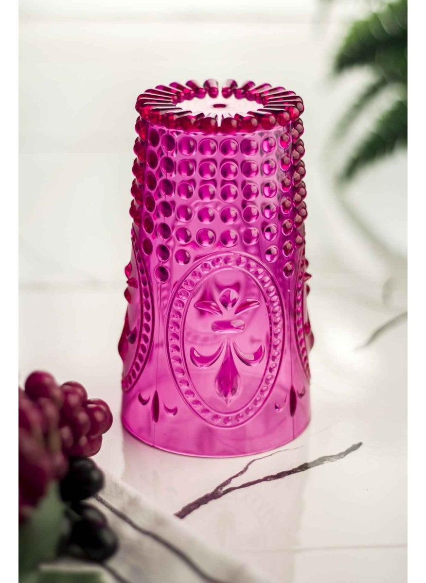 Depa - Acrylic Pink Tall Glass - Image 1