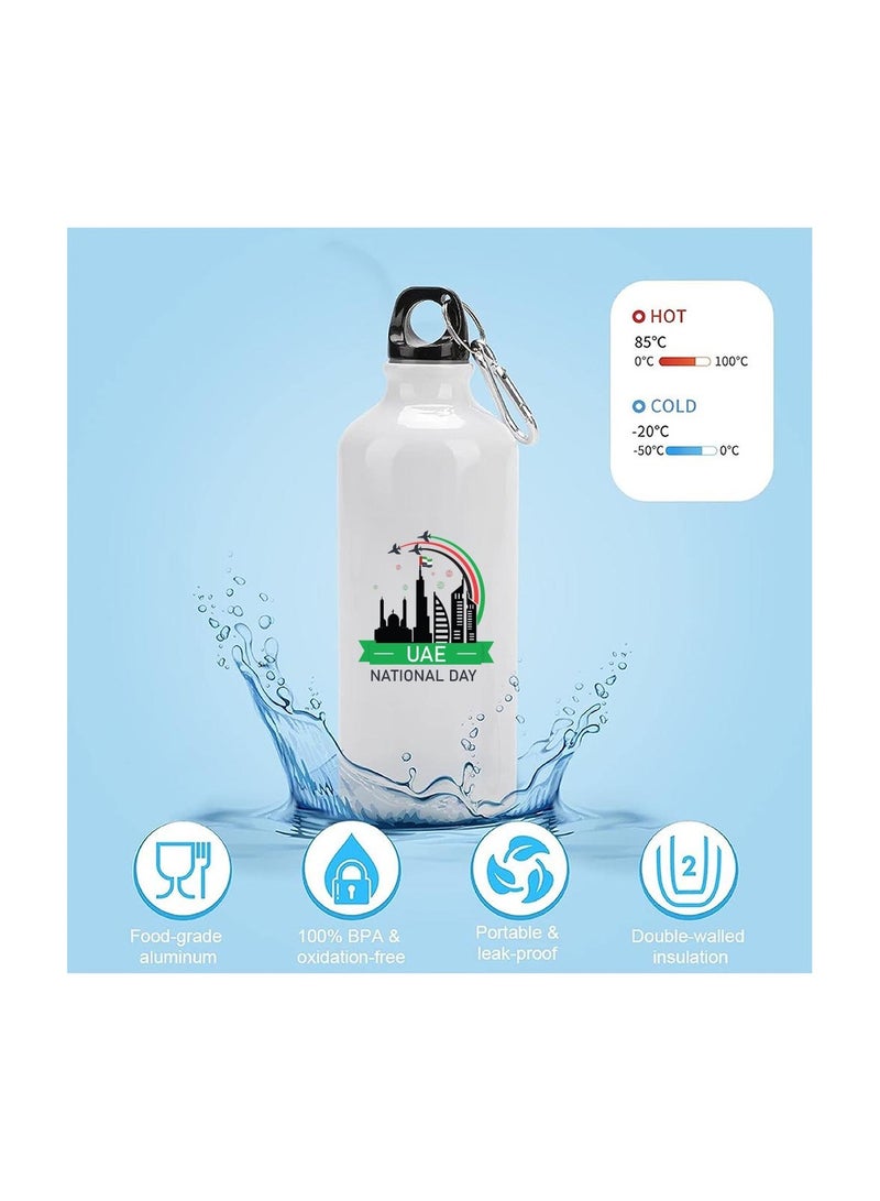 UAE Celebration Day Pack Of 5 Combo Gift Set-Includes Cotton Bag,Scarf,Table Flag,Water Flask Bottle,Stylish Cap-Perfect For UAE Celebration Day - Image 3