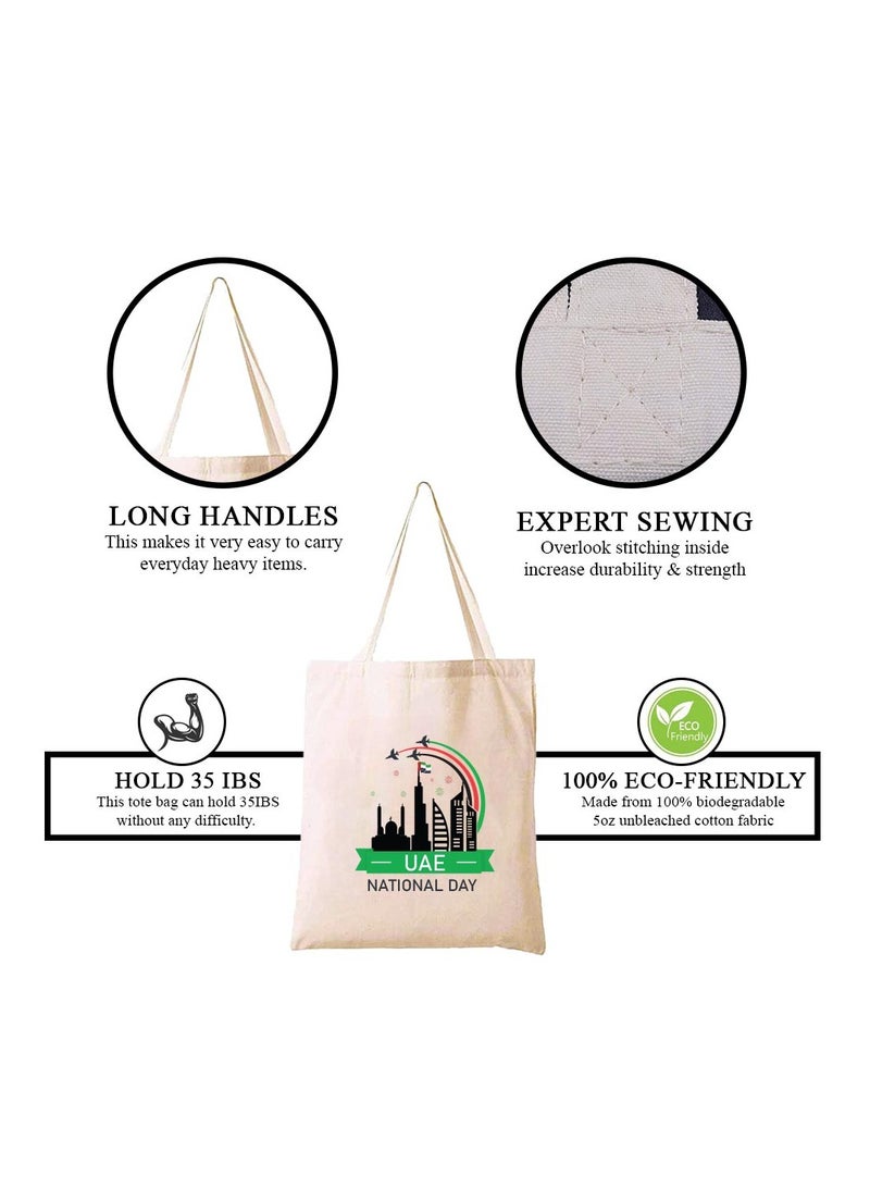 UAE Celebration Day Pack Of 5 Combo Gift Set-Includes Cotton Bag,Scarf,Table Flag,Water Flask Bottle,Stylish Cap-Perfect For UAE Celebration Day - Image 4