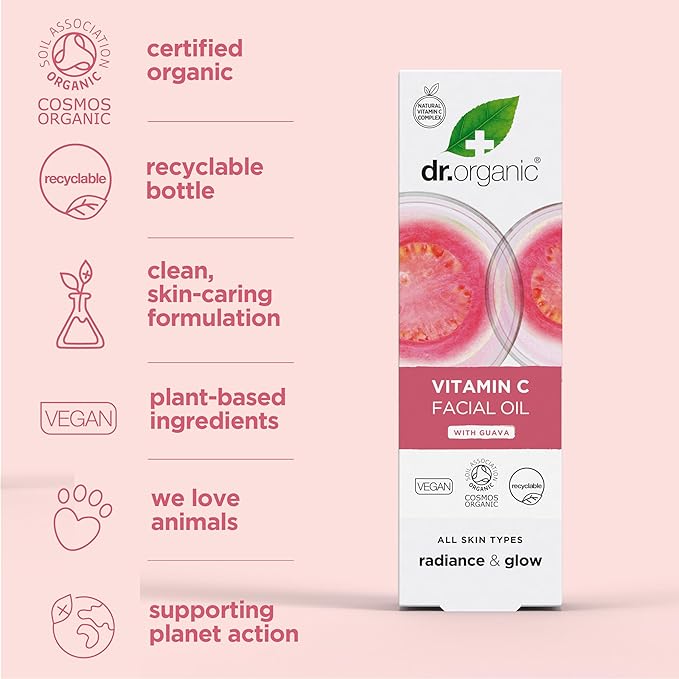 dr.organic Dr Organic Rose Otto Facial Serum Moisturising HealthyAging Wrinkles Mature Skin Natural Vegan CrueltyFree Paraben SLSFree Recycled Recyclable Organic 35ml Packaging may vary - Image 4