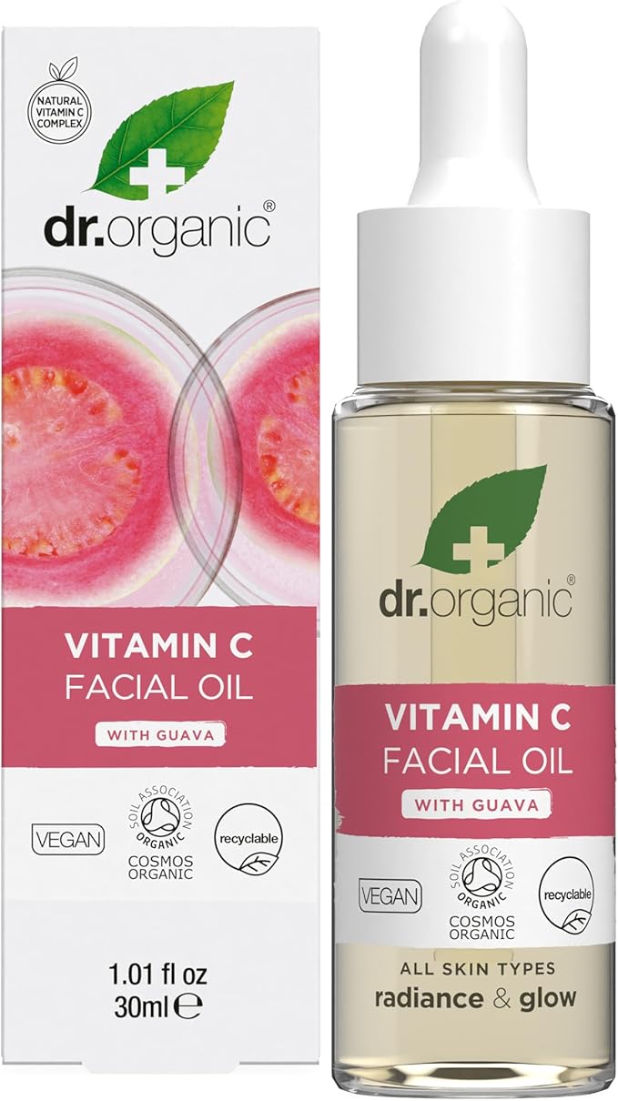dr.organic Dr Organic Rose Otto Facial Serum Moisturising HealthyAging Wrinkles Mature Skin Natural Vegan CrueltyFree Paraben SLSFree Recycled Recyclable Organic 35ml Packaging may vary - Image 1