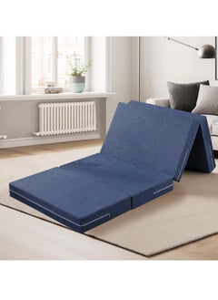 RATSAW Folding Mattress Thick Medical Foam Mattress Topper 4 Folding Guest Mat Portable Mattress with Breathable Washable Cover for Single Bed Floor Camping Playroom Nap  - Image 1