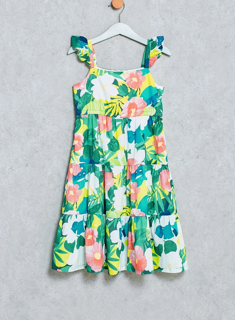 GYMBOREE Kids Tropical Midi Dress