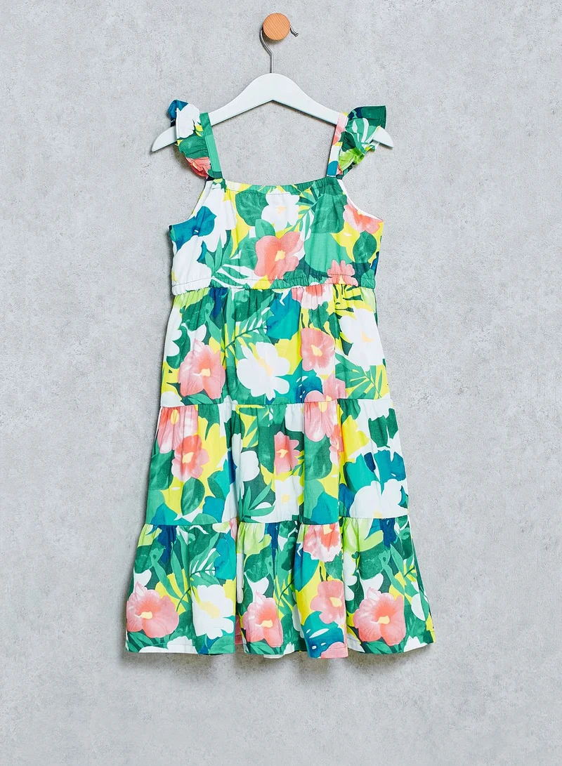 GYMBOREE Kids Tropical Midi Dress
