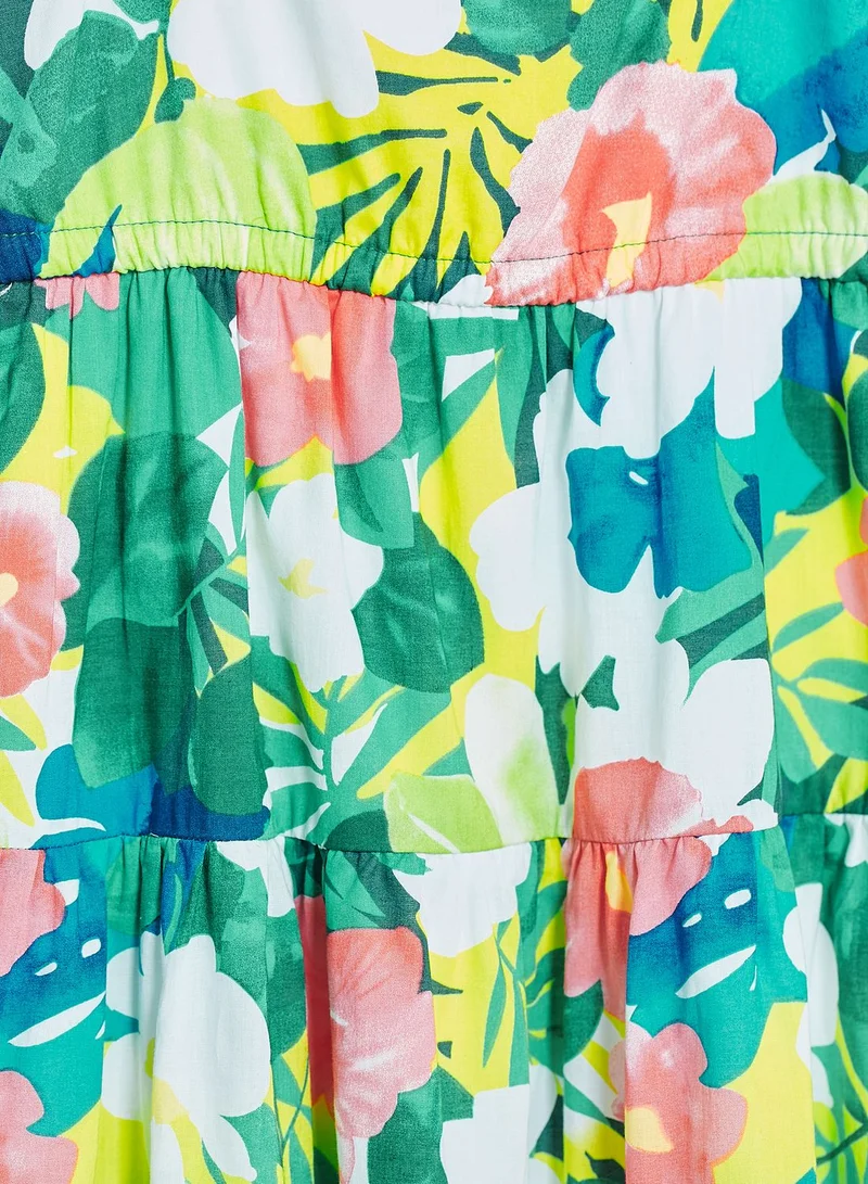 GYMBOREE Kids Tropical Midi Dress