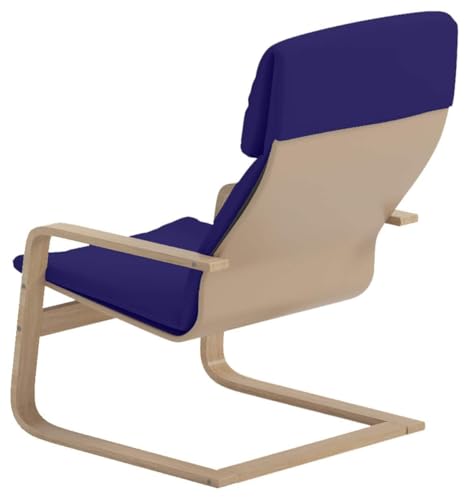 Custom Slipcover Replacement The Pello Chair Cotton Covers Replacement is Made Compatible for IKEA Pello Chair Cover (Or Pello Armchair Slipcover). Multi Color Options (Darker Blue) - Image 5