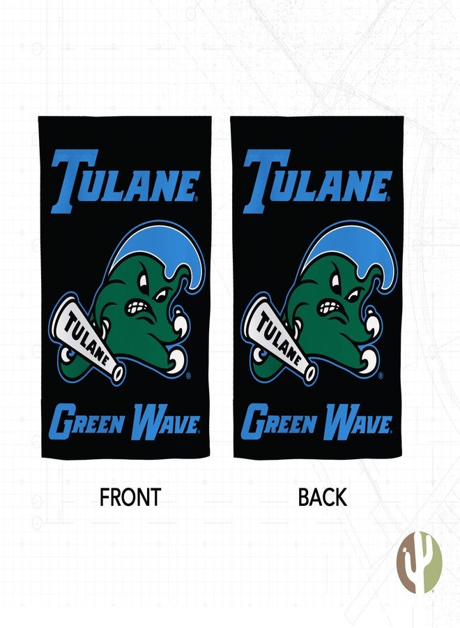 Desert Cactus Tulane University TU Garden Flag – 19 x 12 inch Tulane Green Wave Banner, For Outdoor Display and Events (Design K) - Image 2