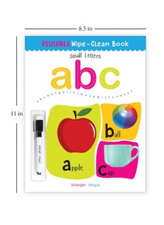 Reusable Wipe And Clean Book - Small Letters : Write And Practice Small Letters  - Image 1