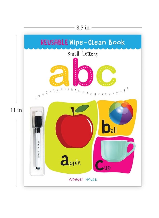 null - Reusable Wipe And Clean Book - Small Letters : Write And Practice Small Letters - Image 1
