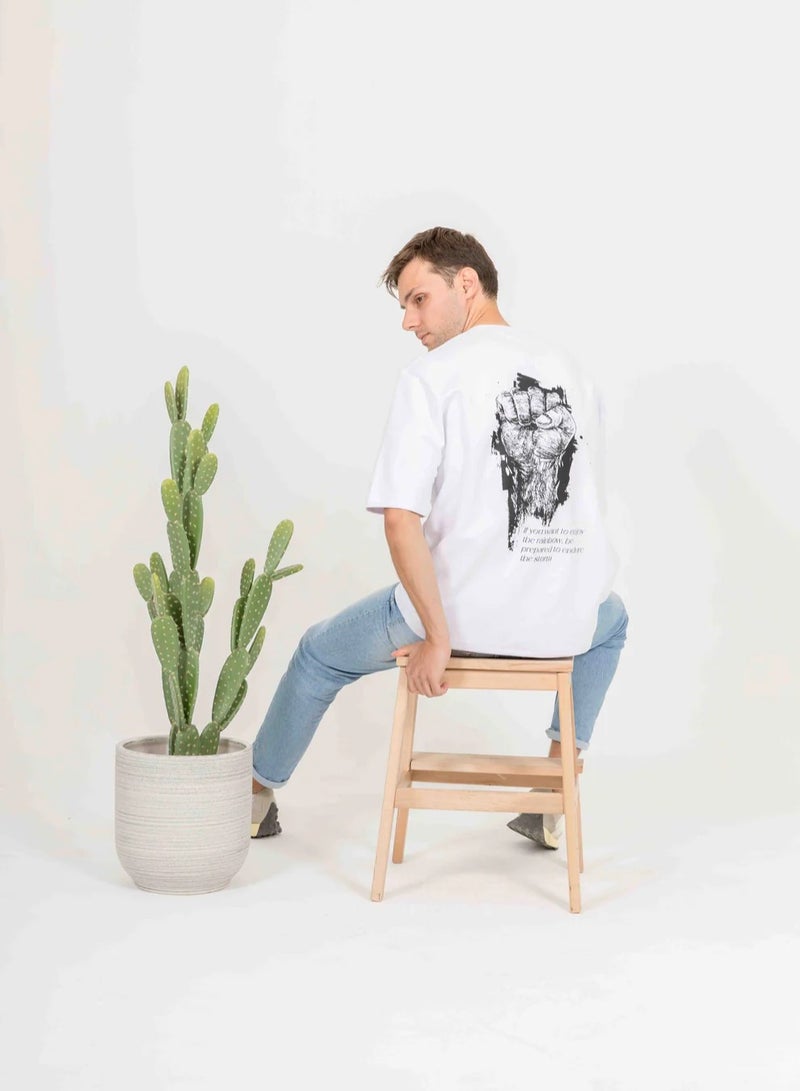 KA-1 KA-1 NO PAIN NO GAIN T-SHIRT WHITE  - Image 5