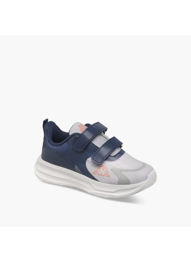 Kappa Boys Pull Tab Detail Sports Shoes with Hook and Loop Closure