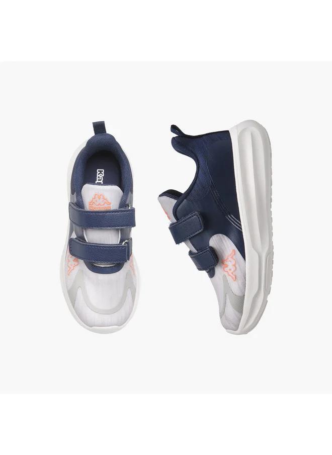 Kappa Boys Pull Tab Detail Sports Shoes with Hook and Loop Closure