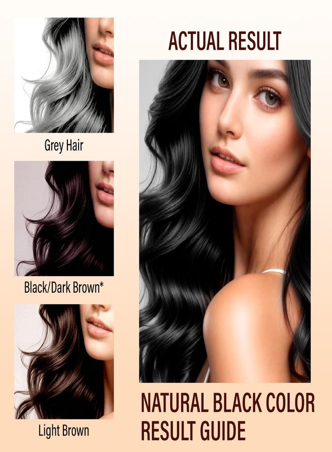 Color Mate Hair Color Cream Cream With Keratin | Natural, 100% Grey Coverage, Long-Lasting, Chemical-Free Permanent Hair Conditioning Colour | Unisex, 2.0 Natural Black, 130ml, Pack Of 2 - Image 4