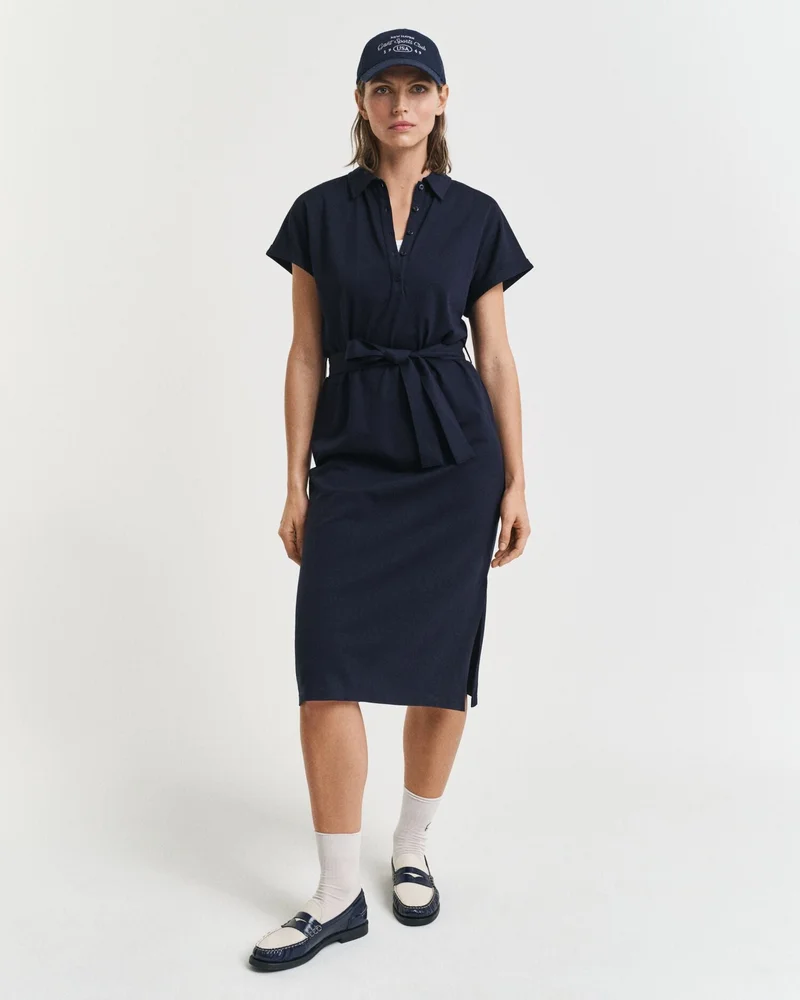 GANT Gant Short Sleeve Piqué Polo Dress