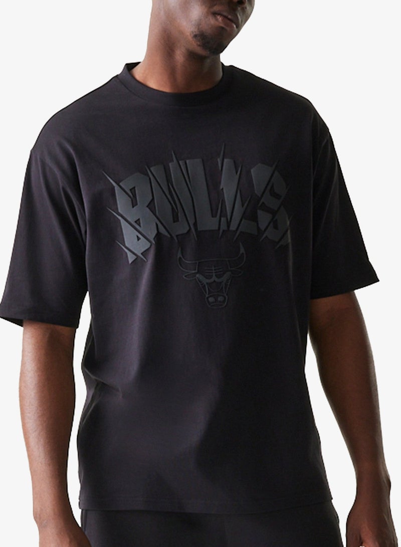 NEW ERA Chicago Bulls Nba Core Plus Oversized T-Shirt - Image 3
