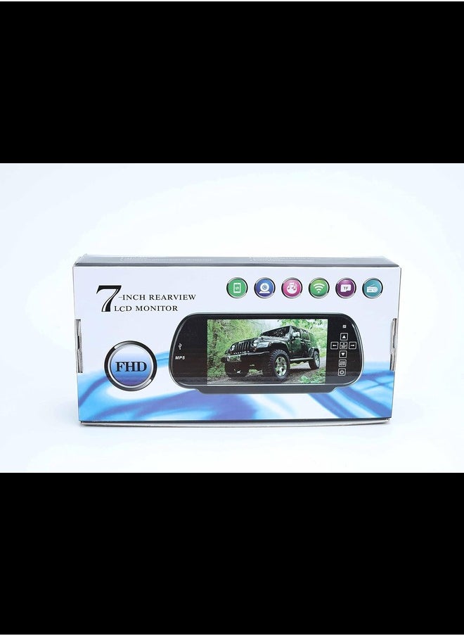 7 Inch Mp5 Rear View Mirror Full format decoding / mp5 / full hd/led monitor/usb/remote control/connection cables / 7 inch